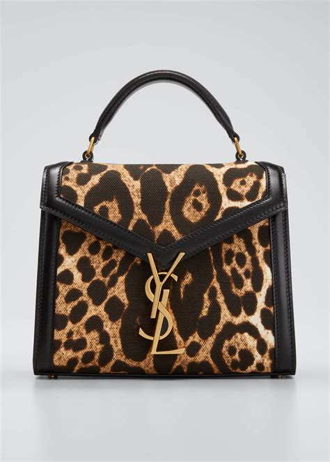 leopard ysl bag